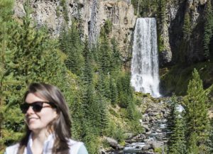 Tumalo Falls and Kristie