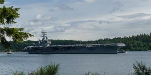 USS Nimitz departs for deployment 2017